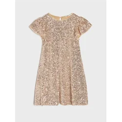 Sinsay - Midi haljina sa šljokicama - zlatni