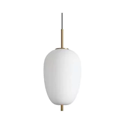 Ideal Lux - LED luster na sajli UMILE LED/20W/230V prečnik 27 cm CRI 90 mesing/bela