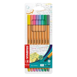 Stabilo POINT 88 PASTEL 1/8 MIX
