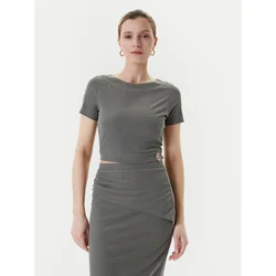 Guess Majica W5YP14 KAQL2 Zelena Regular Fit