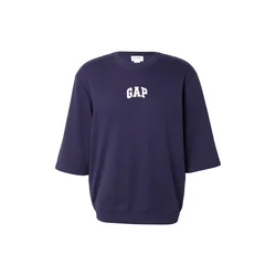 GAP Majica modra/krvavo rdeča/bela/off-bela
