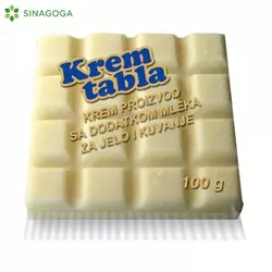 KREM TABLA BELA POJEDINACNO PAKOVANJE 100GR (52) SILBO