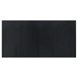 Vidaxl Preproga pravokotna črna 100x200 cm bambus