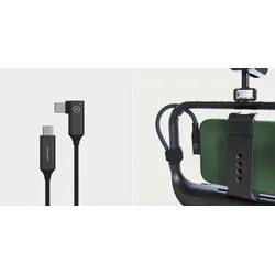 Moment Right-Angle USB-C to Right-Angle USB-C Cable - 9in