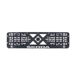 Storm Okvir za tablicu auta škoda, 3D Slova