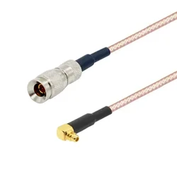 SDI kabel DIN1.0/2.3 vtič/MMCX vtič RA 75ohm 1m