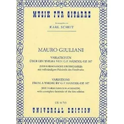 GIULIANI M:VARIATIONS ON A THEME