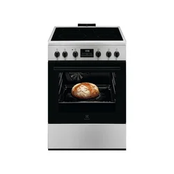 ELECTROLUX Električni štednjak LKR66021MX, Siva