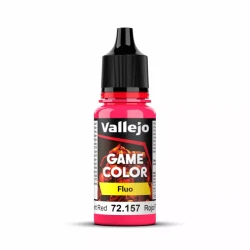 Vallejo VALL-72157 Game C. Fluo 18ml rdeča