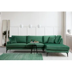 Atelier del Sofa Ugaona garnitura 90x88x283cm Zelena
