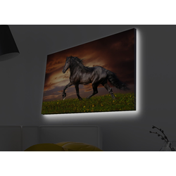 Opviq Slika na platnu sa LED osvetljenjem 45x70cm