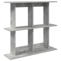Polica na zidu Zidna montaža Betonska siva 100 x 20 x 75 cm