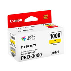 Canon tinta PFI-1000, Yellow