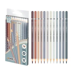 S-cool Drvene bojice Galactic, 12 komada