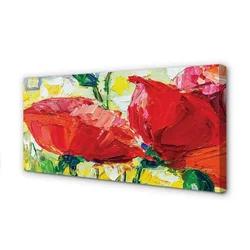 tulup.si Slika na platnu Rdeče rože 125x50 cm