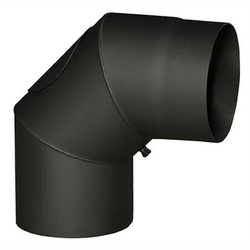 Kaminski koleno ¤160mm/kot 90° čistilna luknja CZ
