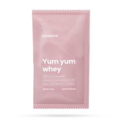 BeastPink Sample Yum Yum Whey 30 g karamel biskvit