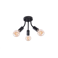 RABALUX Plafonjera Almus 3x60W crna