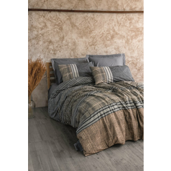 L`ESSENTIEL MAISON Ranforce posteljina (200x220) Timbre Anthracite
