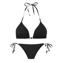 FRENCH CONNECTION Bikini črna/off-bela