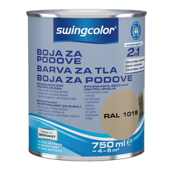 Swingcolor boja za podove 2u1 sivo - bež, 750 ml