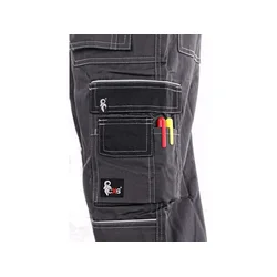 Canis Radne pantalone do struka orion teodor sivo-crne vel.54 ( 55309 )