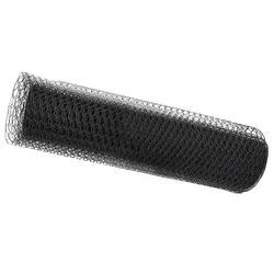 Vidaxl Šesterokotna ograja Siva 0,4 x 100 m PVC