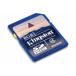 KINGSTON spominska kartica SDHC Class4 8GB SD4/8GB