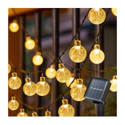Brilagi - LED solarni dekorativni lanac BUBBLE 300xLED/8 funkcija 30 m IP65 topla bela