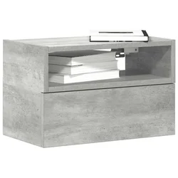 Zidni noćni ormarić beton siva 45x26x28,5 cm