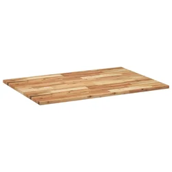 Stolna ploča 120x70x2 cm pravokutna od masivnog drva bagrema