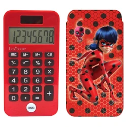 Lexibook Žepni kalkulator Magic Ladybug z zaščitnim ovitkom