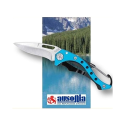 AUSONIA Mini preklopni džepni nož sa karabinerom 12cm