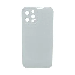 Maska za telefon TRANSPARENT COLOR za Iphone 12 Pro, Bela