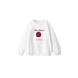 MANGO KIDS Majica CHERIE bež/kremna/rdeča