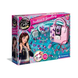 Crazy Chic DIY Set: Crazy torbica z biseri in zapestnicami Clementoni 17651