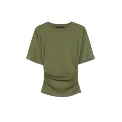 Trendyol Milla ženska majica Twoss26Ts00052, maslinasta