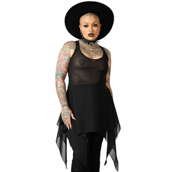TOP moška - Lilith's Blood Mesh - KILLSTAR - KSRA005666