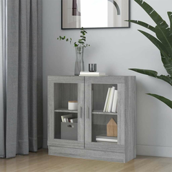 Vitrina boja hrasta sonome 82,5x30,5x80 cm konstruirano drvo