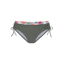 VENICE BEACH Bikini hlačke temno zelena/mešane barve