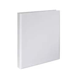 Karton P+P Predstavitvena mapa Karton P+P - A4, štirioglat, hrbtišče 3,8 cm, D 25 mm, bela