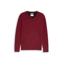 TOM TAILOR Pulover bordo