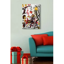 Wallity Slika Kanvas Tablo-145, 50x70 cm
