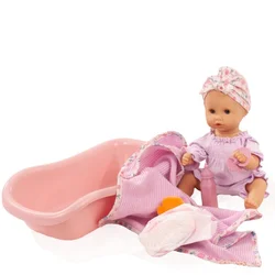 Götz dojenček Sleepy Aquini s kadjo in dodatki 33cm