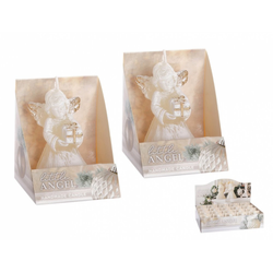eoshop božična sveča BOŽIČ ANGEL 7cm 38g