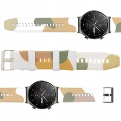 Hurtel pašček Moro za Huawei Watch GT2 Pro, silikonski, maskirni vzorec 7