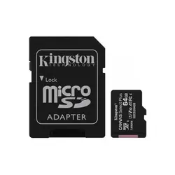MICRO SD 64GB KINGSTON + SD adapter SDCS264GB
