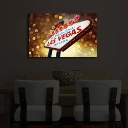 Zidna slika sa LED osvetljenjem 4570IACT-29, 45x70 cm