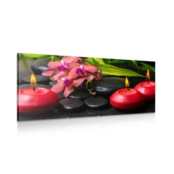Slika pomirjajoče Zen tihožitje - 60x30