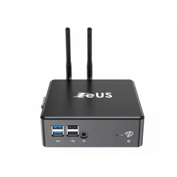 ZEUS Mini PC MPI10-i323 Intel i3-1115G4 2C 4.1 GHz/DDR4/LAN/Dual WiFi/BT/HDMI/DP/USB C/ext ANT